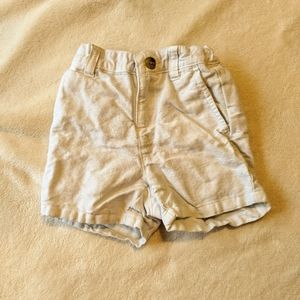 Janie and Jack Linen Khaki Shorts